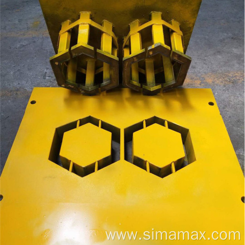 Different sizes and shapes brick making machine molds